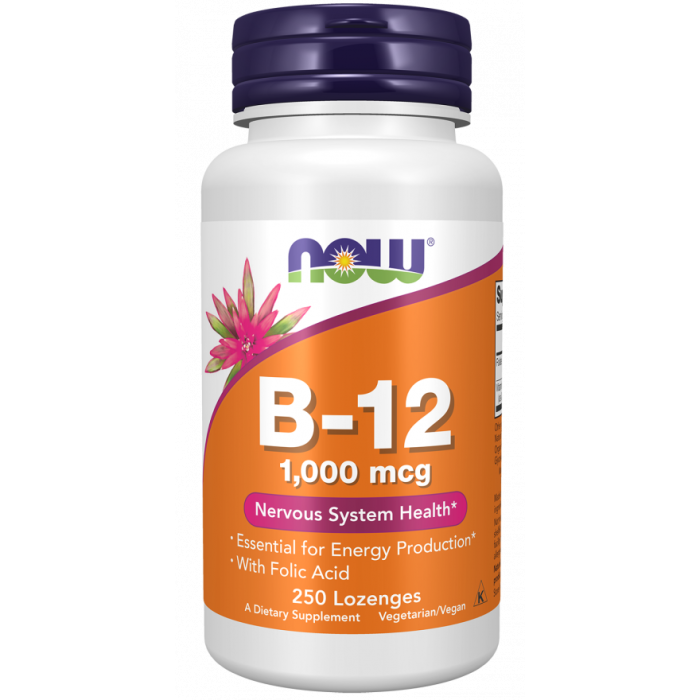 NOW Foods Vitamin B-12 1000 mcg - 250 Lozenges