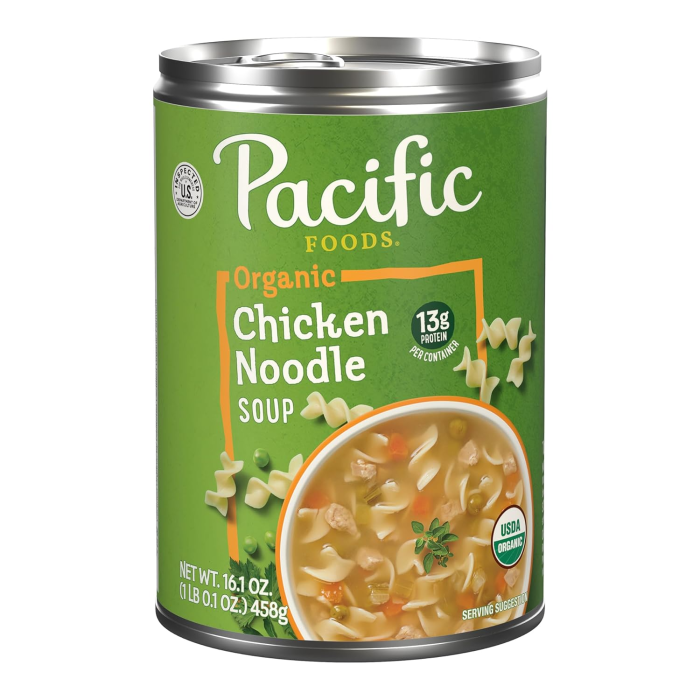 Pacific Foods Organic Chicken Noodle Soup - Front view