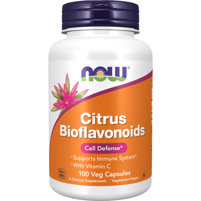 NOW Foods Citrus Bioflavonoids – 100 Veg Capsules