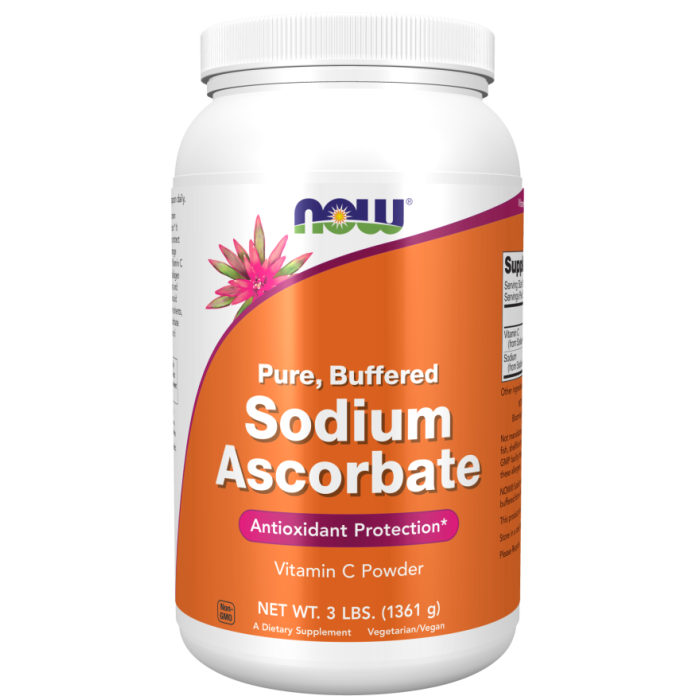 NOW Foods Sodium Ascorbate Powder - 3 lbs.