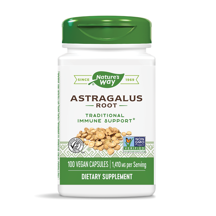 Nature's Way Astragalus Root, 100 Capsules