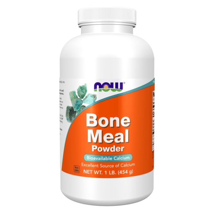 NOW Foods Bone Meal Powder - 1 LB.