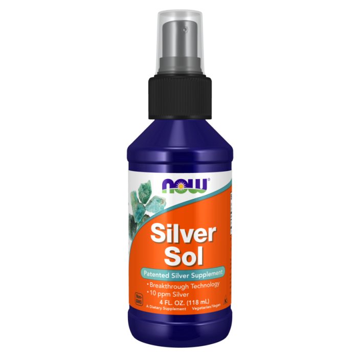 NOW Foods Silver Sol Spray - 4 fl. oz.