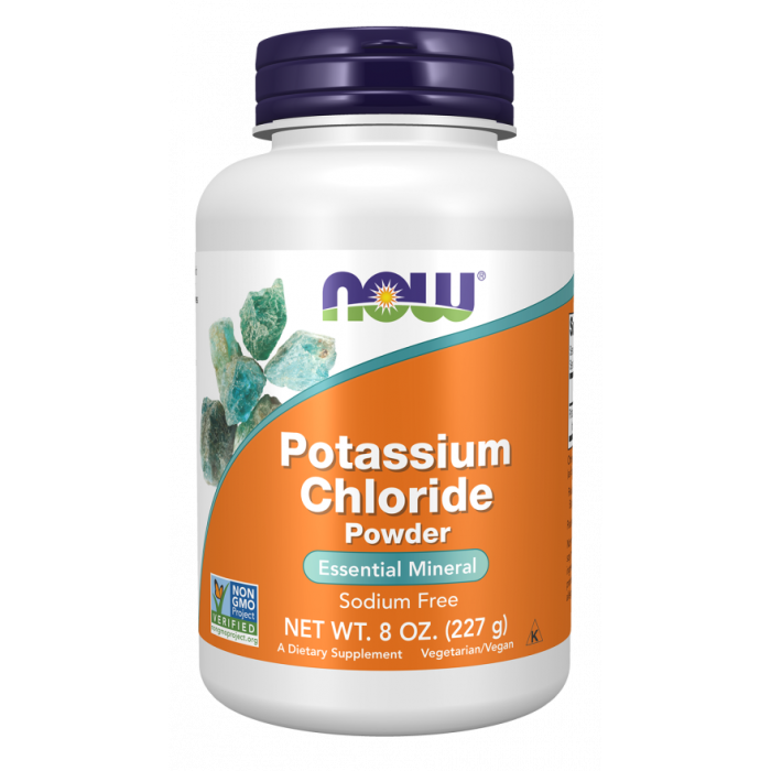 NOW Foods Potassium Chloride Powder - 8 oz