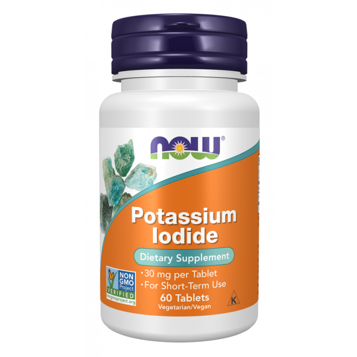 NOW Foods Potassium Iodide - 60 Tablets