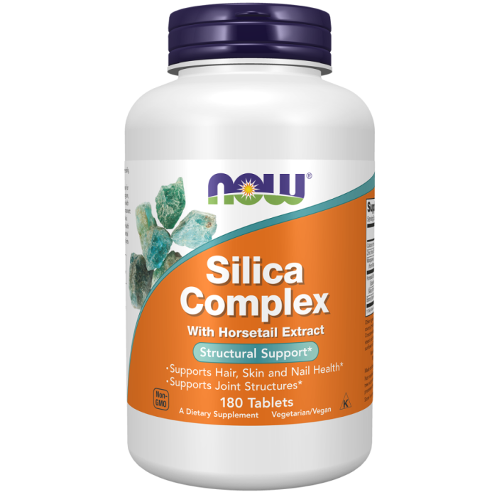 NOW Foods Silica Complex - 180 Tablets