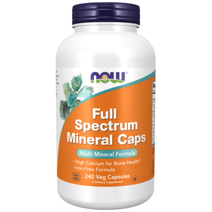 NOW Foods Full Spectrum Mineral Caps - 240 Capsules