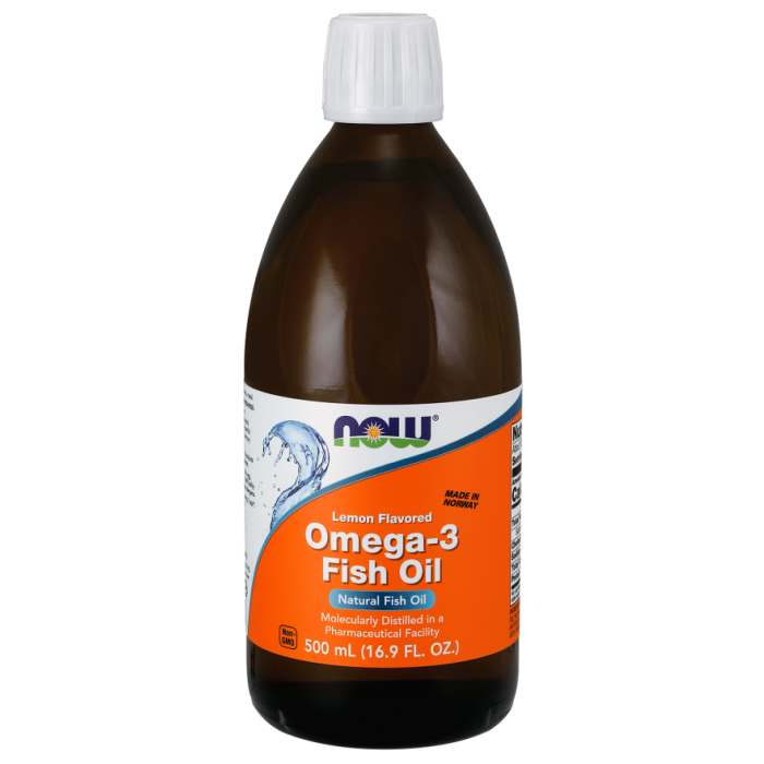 NOW Foods Omega-3 Fish Oil - 16.9 fl. oz.