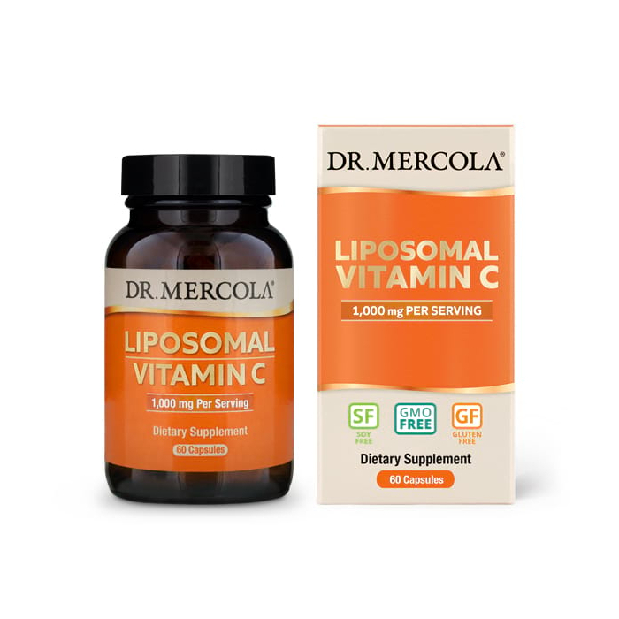 Dr. Mercola Liposomal Vitamin C, 60 Capsules