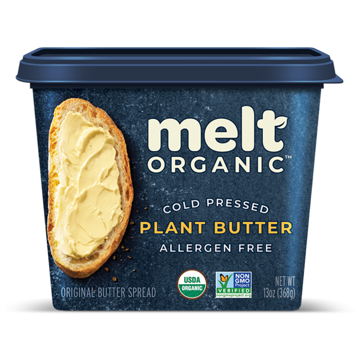 Melt Organic Cold Pressed Plant Butter - Front view