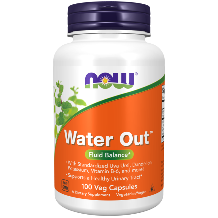 NOW Foods Water Out™ - 100 Veg Capsules