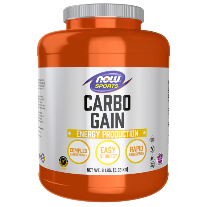 NOW Foods Carbo Gain Powder - 8 lbs.