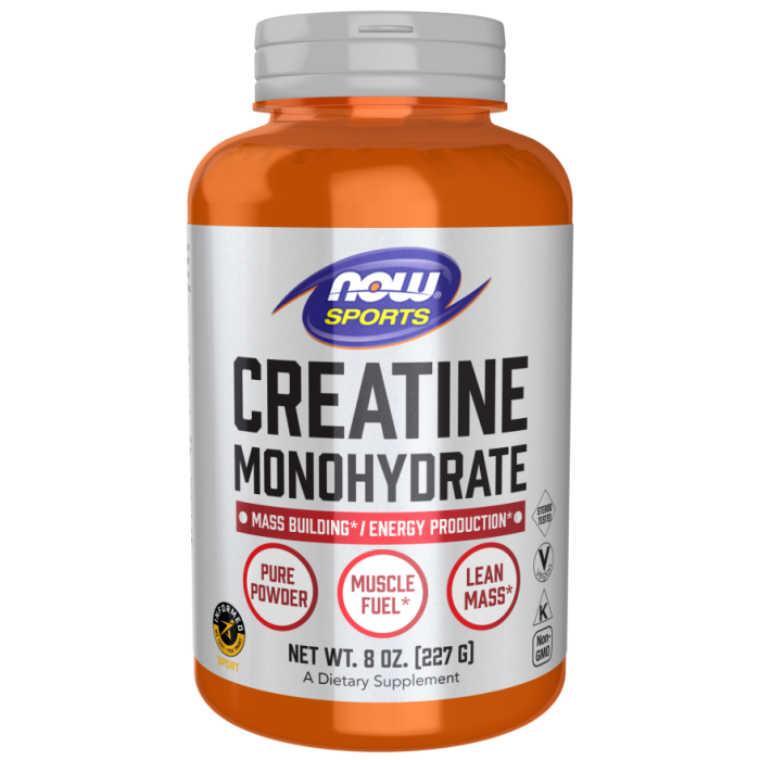 NOW Foods Creatine Monohydrate Powder - 8 oz.