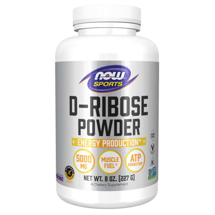 NOW Foods D-Ribose Powder - 8 oz.