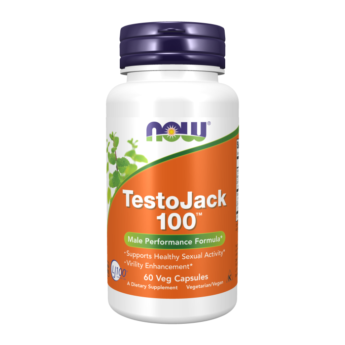 NOW Foods TestoJack 100™ - 60 Veg Capsules