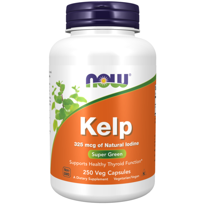 NOW Foods Kelp 325 mcg - 250 Veg Capsules