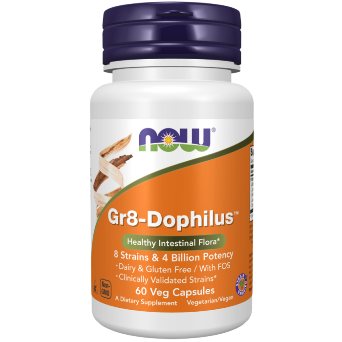 NOW Foods Gr8-Dophilus™ - 60 Veg Capsules