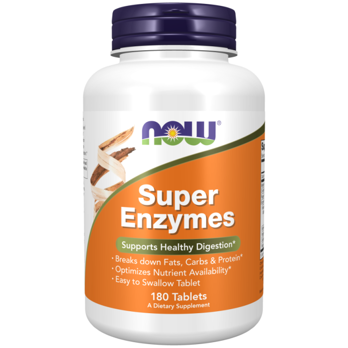 NOW Foods Super Enzymes - 180 Tablets