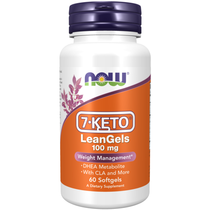 NOW Foods 7-KETO® LeanGels™ 100 mg - 60 Softgels