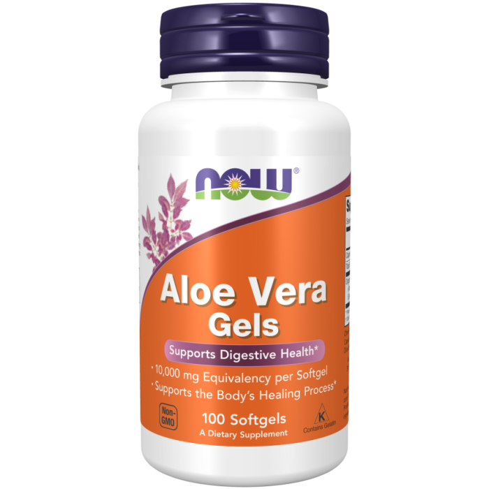 NOW Foods Aloe Vera 10,000 mg - 100 Softgels