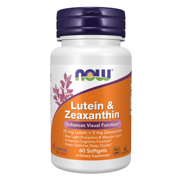 NOW Foods Lutein & Zeaxanthin - 60 Softgels