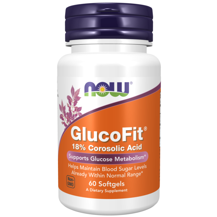 NOW Foods GlucoFit® - 60 Softgels