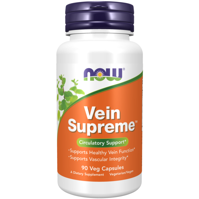 NOW Foods Vein Supreme™ - 90 Veg Capsules