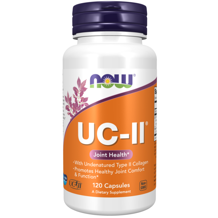 NOW Foods UC-II® Type II Collagen - 120 Capsules