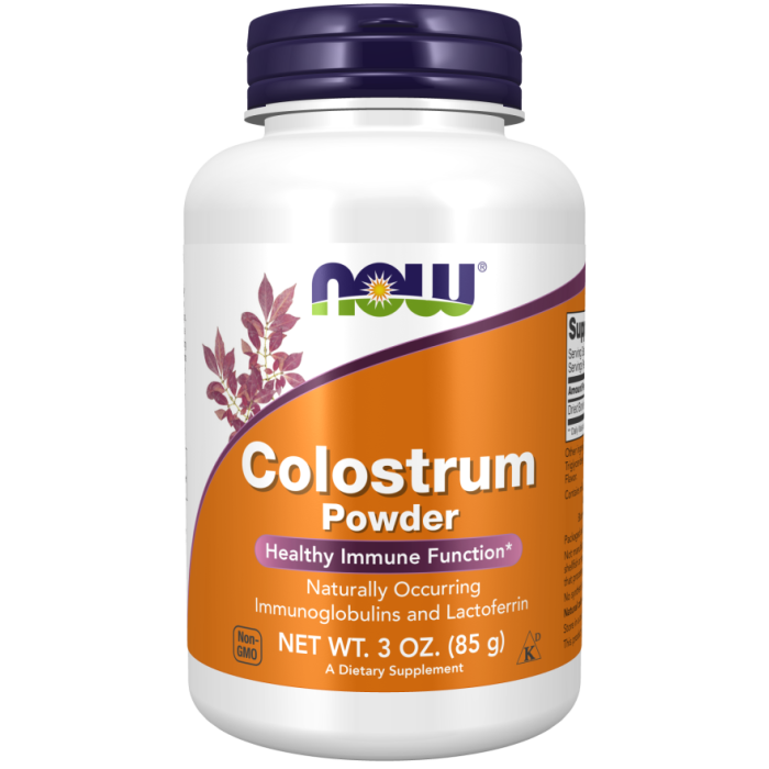 NOW Foods Colostrum Powder - 3 oz.