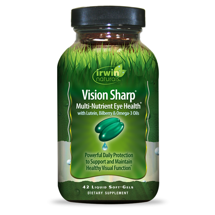 Irwin Naturals Vision Sharp Multi-Nutrient Eye Health, 42 sg. 