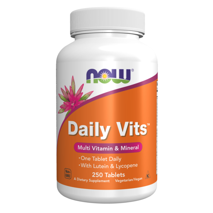 NOW Foods Daily Vits™ - 250 Tablets