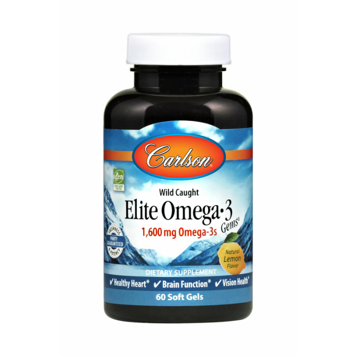 Carlson Elite Omega 3 Gems, 60 softgel