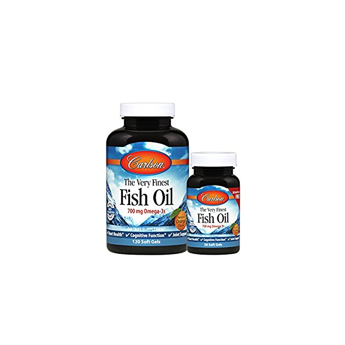 Carlson Very Finest Fish Oil, 120 + 30 softgels