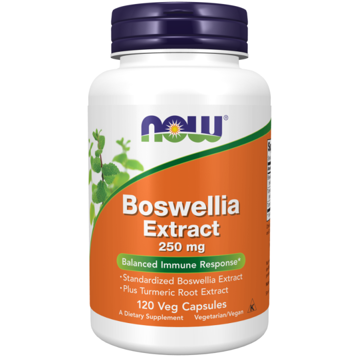 NOW Foods Boswellia Extract 250 mg - 120 Veg Capsules