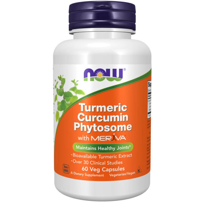 NOW Foods Turmeric Curcumin Phytosome - 60 Veg Capsules