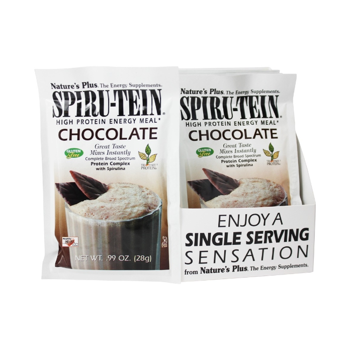 Nature's Plus Spirutein Chocolate, 28 Gram