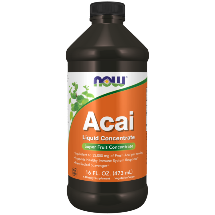 NOW Foods Acai Liquid - 16 fl. oz.