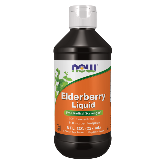 NOW Foods Elderberry Liquid - 8 fl. oz.