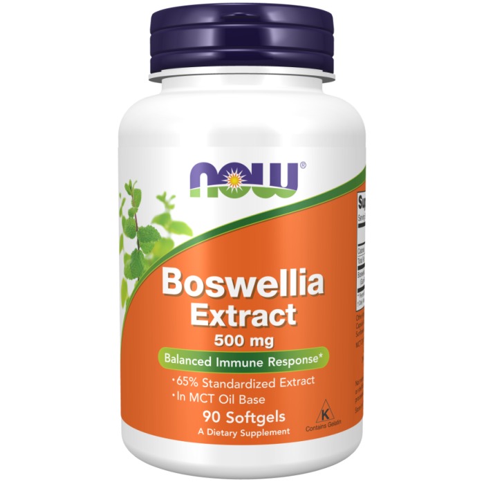 NOW Foods Boswellia Extract 500 mg - 90 Softgels