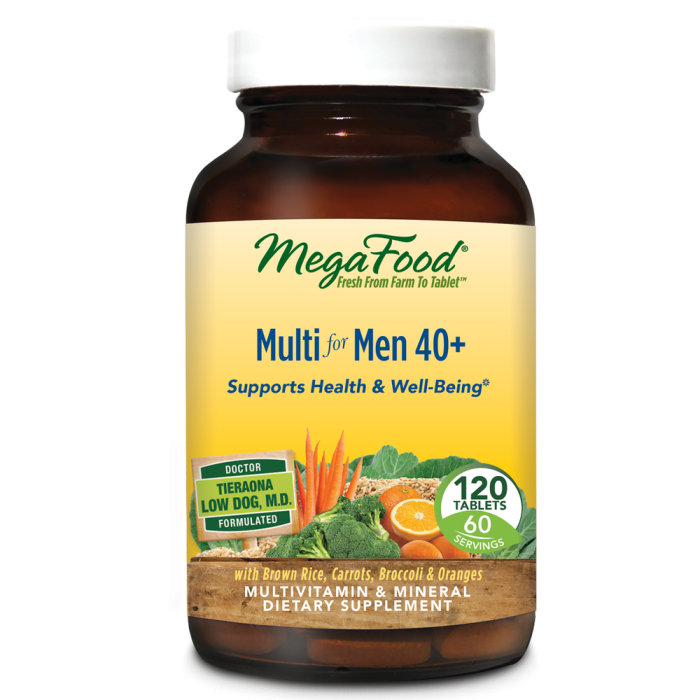 MegaFood Multi For Men 40+, 120 Tablets