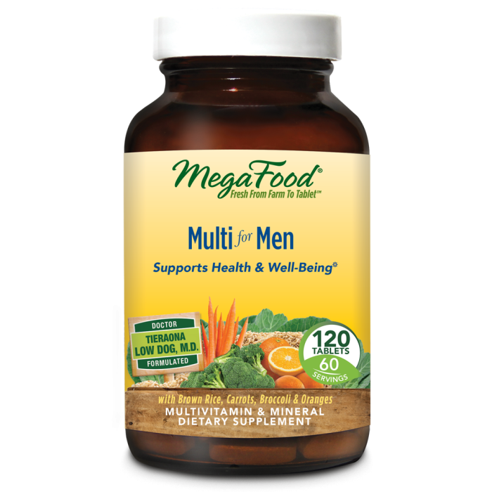 MegaFood Multi For Men, 120 Tablets