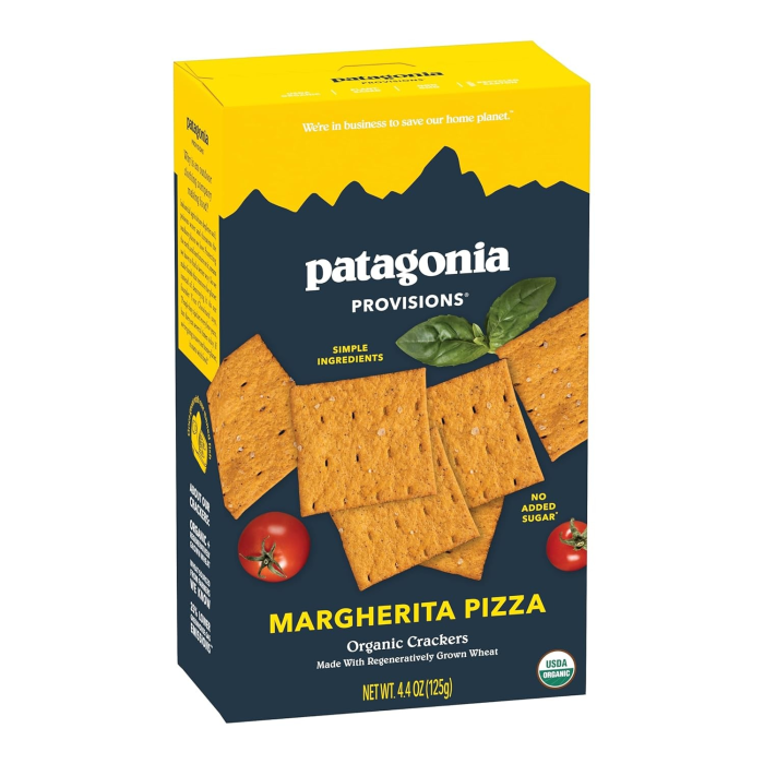 Patagonia Provisions Organic Margherita Pizza Crackers - Front view