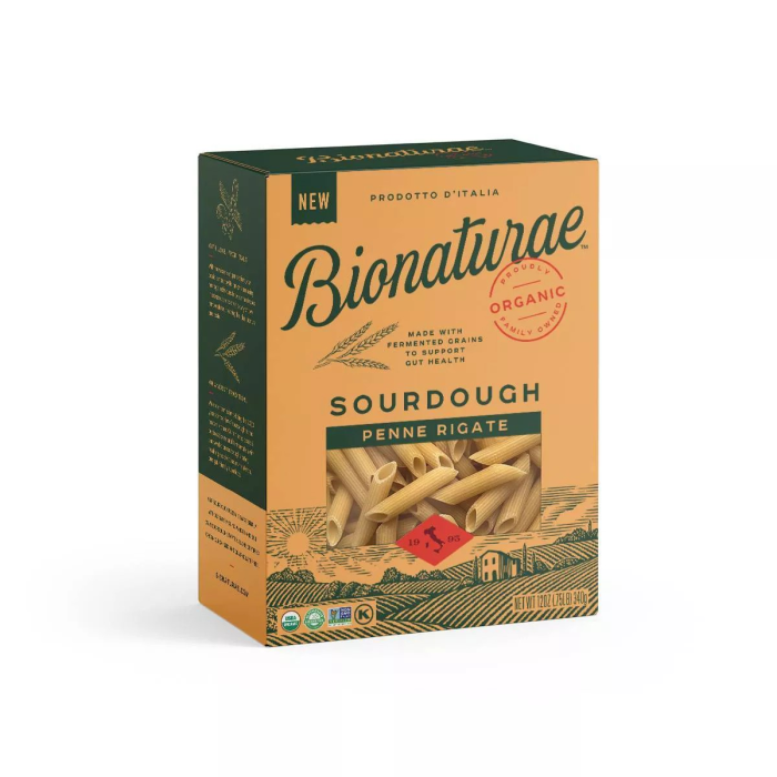 Bionaturae Sourdough Penne Rigate - Front view