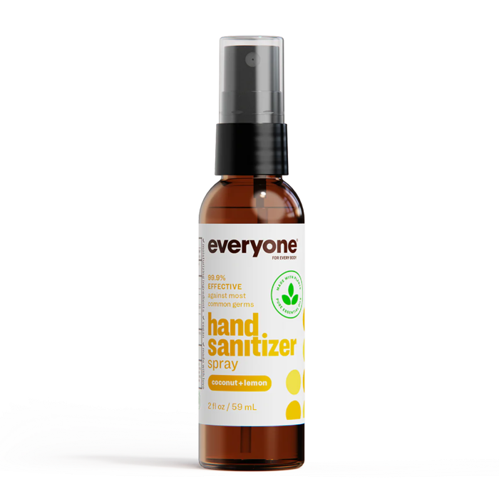 EO Products Coconut + Lemon Hand Sanitizer Spray - Front view