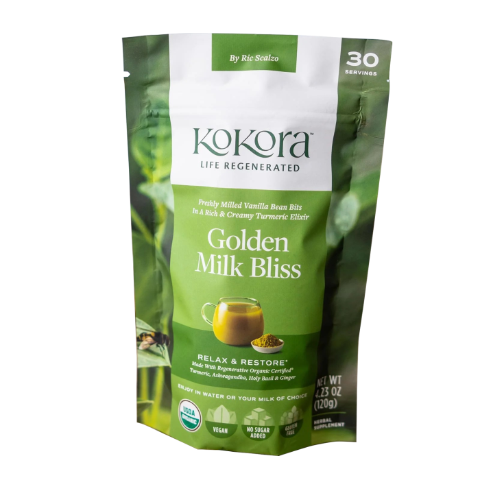 Kokora Golden Milk Bliss Powder - Front view