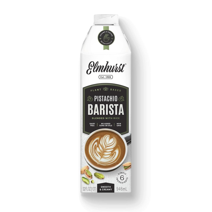 Elmhurst Barista Edition Pistachio Milk - Front view