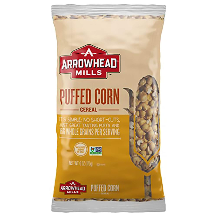 Arrowhead Mills Puffed Corn Cereal, 6 oz.