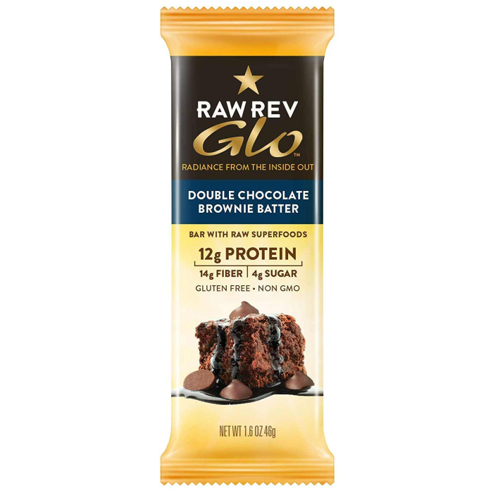 Raw Rev Glo Double Chocolate Brownie Batter Bar