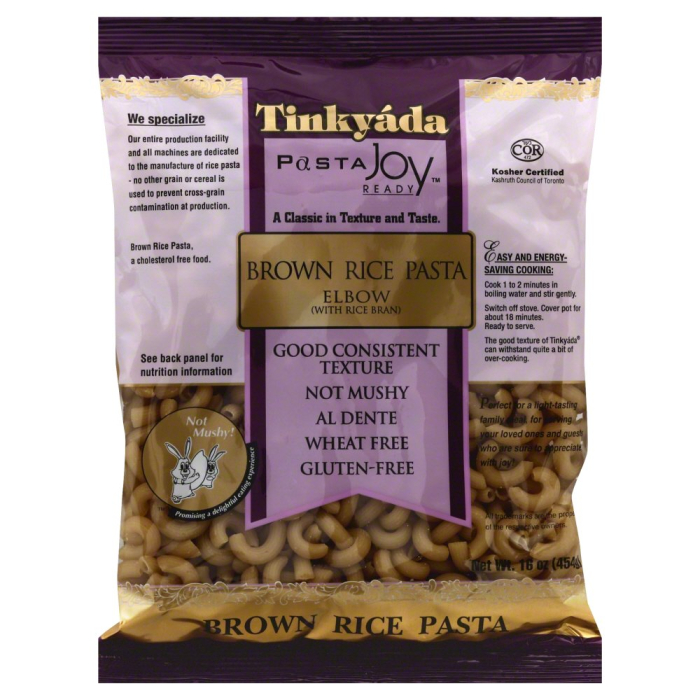 Tinkyáda Brown Rice Pasta - Elbow, 16 oz.