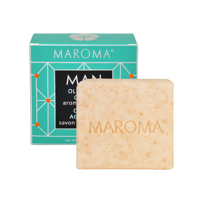 Maroma Olibanum Citrus Face & Body Soap - Front view